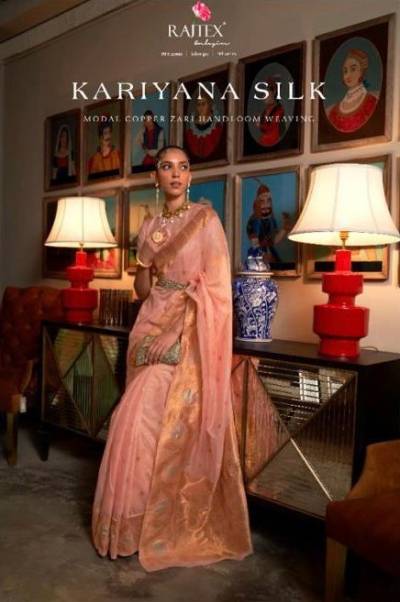 RAJTEX KARIYANA SILK 295001 TO 295006 HANDLOOM WEAVING SAREES